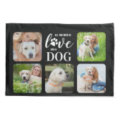 Housse D'oreillers Tout Ce Dont Vous Avez Besoin Est Love Chien Perso (Dos)