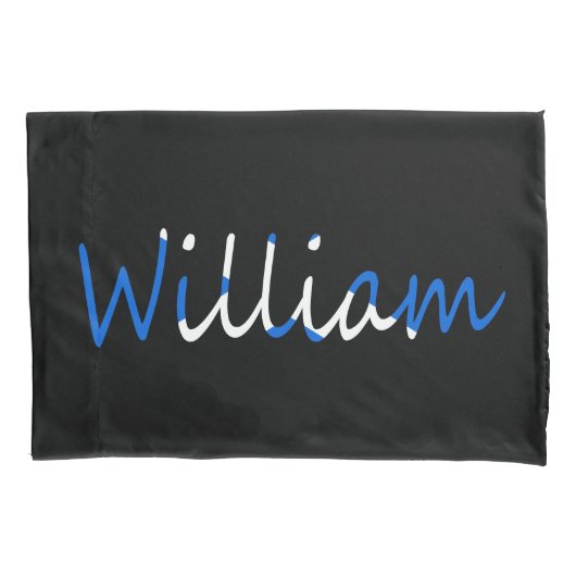 Housse D'oreillers Tout nom figurant sur le drapeau écossais (devant)