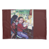 Housse D'oreillers Toutes les bonnes filles ont de la glace (devant)