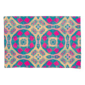 Housse D'oreillers Traditionnel, patchwork péruvien, motif de tuiles (devant)