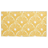 Housse D'oreillers Tranches orange, motif de fruits tropicaux (devant-gauche)