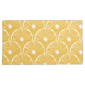 Housse D'oreillers Tranches orange, motif de fruits tropicaux (devant-Droit)