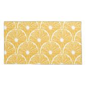 Housse D'oreillers Tranches orange, motif de fruits tropicaux (Dos-gauche)