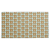 Housse D'oreillers Trendy Teal Caramel Retro Groovy Flowers Seamless (devant-Droit)
