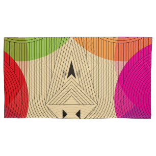 Housse D'oreillers triangle antique