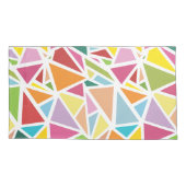 Housse D'oreillers Triangles colorés motif 2 (Dos)