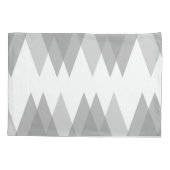 Housse D'oreillers Triangles gris (Dos)