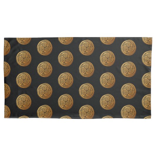 Housse D'oreillers Triple Celtic Knot Swirl Mandala (devant)