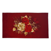 Housse D'oreillers Trois Roses de bijoux (Dos)