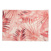 Housse D'oreillers Tropical Palm Feuille, Hawaiian Stylish Motif. (Dos)