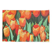 Housse D'oreillers Tulipes orange (Dos)