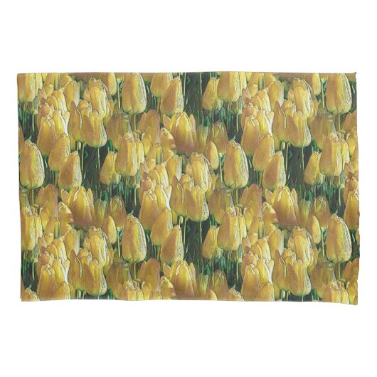 Housse D'oreillers Tulips Sunshine Yellow (devant)