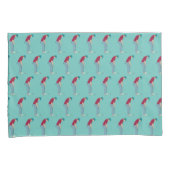 Housse D'oreillers Turquoise Blue Golf Thème (devant-Droit)