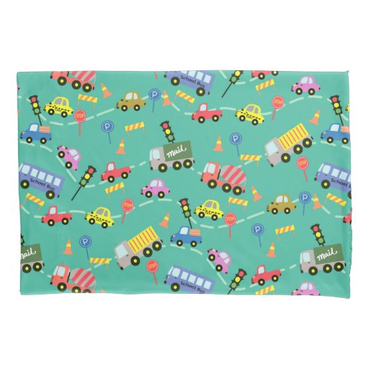 Housse D'oreillers Turquoise du transport (devant)