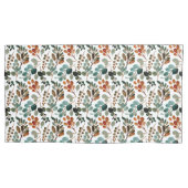 Housse D'oreillers Turquoise Rust Sage Vert Feuilles Brown Automne (devant-gauche)
