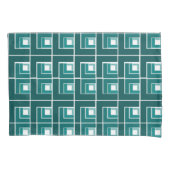 Housse D'oreillers Turquoise Topsy Turvy (devant)