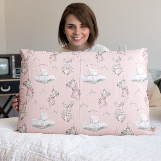 Housse D'oreillers Tutus et Tiaras Pink Standard