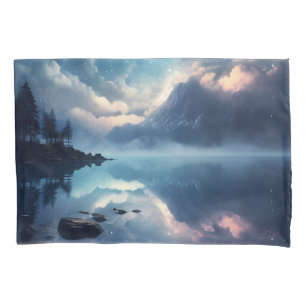 Housse D'oreillers Twilight Starry Lake Mirror Symphonie céleste