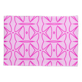 Housse D'oreillers Two Toned Pink Pattern Pillowcase (Dos)