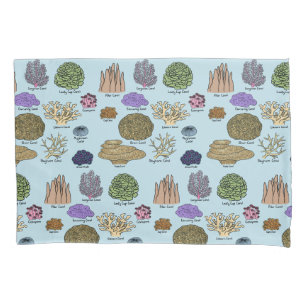Housse D'oreillers Types de corail