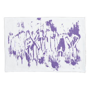 Housse D'oreillers Typographie Abstraite Pinceau Grunge Nextday