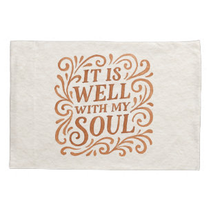 Housse D'oreillers Typographie C'est Bien Avec Mon Âme