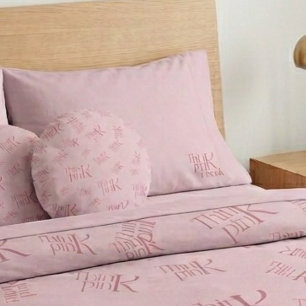 Housse D'oreillers Typographie moderne audacieuse Think Pink Freak
