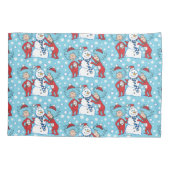 Housse D'oreillers Une chose deux Motif de neige (Dos)