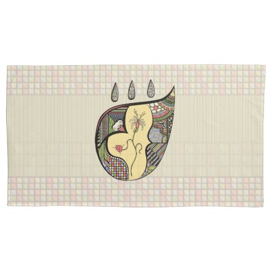 Housse D'oreillers Une fleur dans le Coque Coussin (devant)