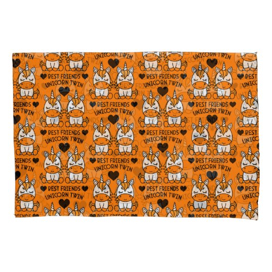 Housse D'oreillers Unicorn Twin Sister (devant)