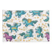 Housse D'oreillers Unicorne (Dos-Droit)