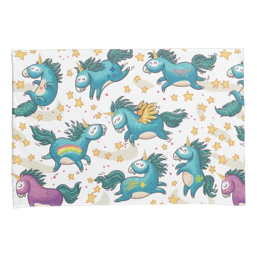 Housse D'oreillers Unicorne (devant-Droit)