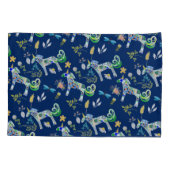 Housse D'oreillers Unicornes et libellules fantaisistes (Dos)