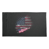 Housse D'oreillers USA flag (Dos)
