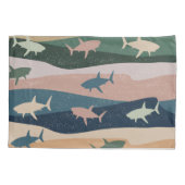 HOUSSE D'OREILLERS VAGUE DE REQUIN VINTAGE (Dos)