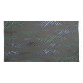 Housse D'oreillers Vagues Tigre (motif stylisé) 7 (Dos)