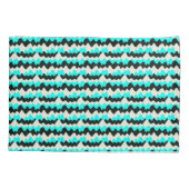 Housse D'oreillers Vagues turquoise (Dos)