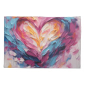 Housse D'oreillers Valentine Radiant Love Heart Splash (Dos)