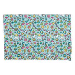 Housse D'oreillers Valise oreiller Doodles