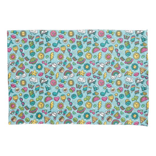 Housse D'oreillers Valise oreiller Doodles (devant)