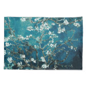Housse D'oreillers Van Gogh Almond Blossoms : Turquoise foncé (Dos)