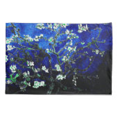 Housse D'oreillers Van Gogh Almond Blossoms Vibrant Bleu (Dos)