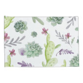 Housse D'oreillers Variété de cactus (Dos-Droit)