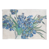 Housse D'oreillers Vase de fleurs avec des iris de Vincent van Gogh (devant)