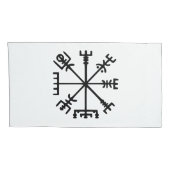 Housse D'oreillers Vegvísir (Viking Compass) (Dos-Droit)