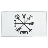 Housse D'oreillers Vegvísir (Viking Compass) (devant-Droit)