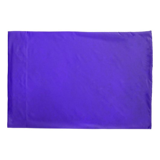 Housse D'oreillers Velours écrasé par bleu de Neptune (Dos)