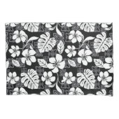 HOUSSE D'OREILLERS VENDREDI ALOHA (NOIR/GRIS) (devant-gauche)