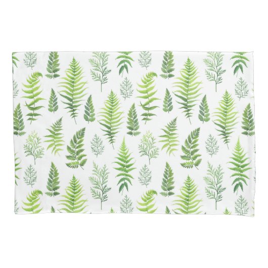 Housse D'oreillers Verdure et Motif bio (devant)