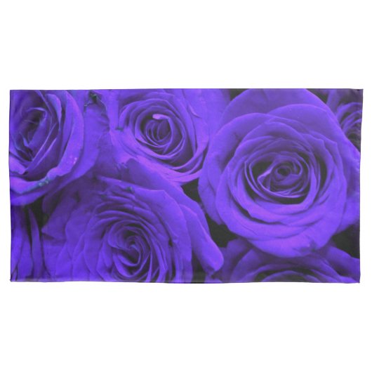 Housse D'oreillers Veri peri periwinkle bleu violet rose (devant-gauche)